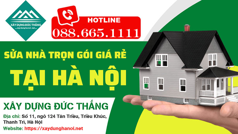Sửa Nhà Trọn Gói Tại Hà Nội